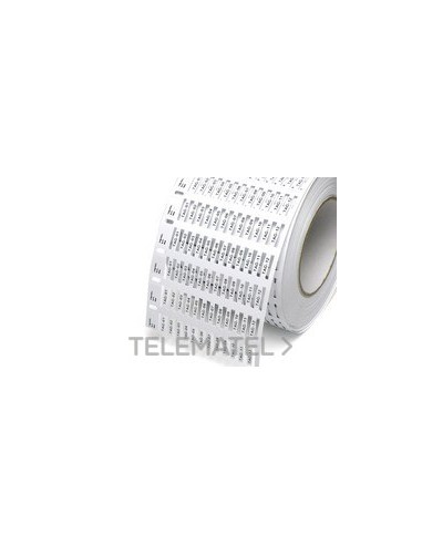 PL.MARCACABLE TPM-ROLL 44090B 4x10mm BL