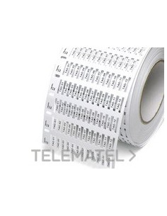 PL.MARCACABLE TPM-ROLL 44096B 4x30mm BL