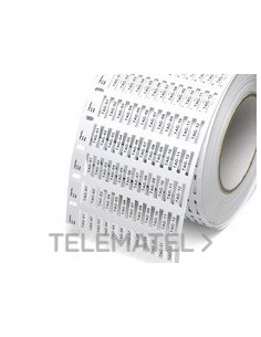 PL.MARCACABLE TPM-ROLL 44092B 4x15mm BL