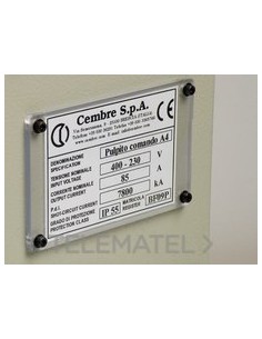 PLACA CUA.MG-VRT-R 48928 102x138mm BL