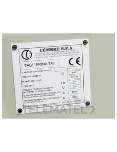 PLACA CUA.MG-VRT-RH 48409 35x100mm AM.