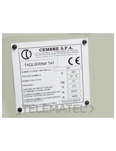 PLACA CUA.MG-VRT-RH 48906 25x50mm BL