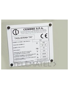 PLACA CUA.MG-VRT-AH 88915 75x120mm BL