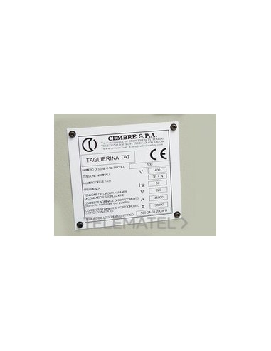 PLACA CUA.MG-VRT-AH 88907 25x75mm BL