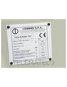 PLACA CUA.MG-VRT-AH 88909 35x100mm BL