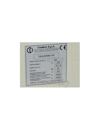 PLACA CUA.MG-VRT-A 88401 42x78mm AM.