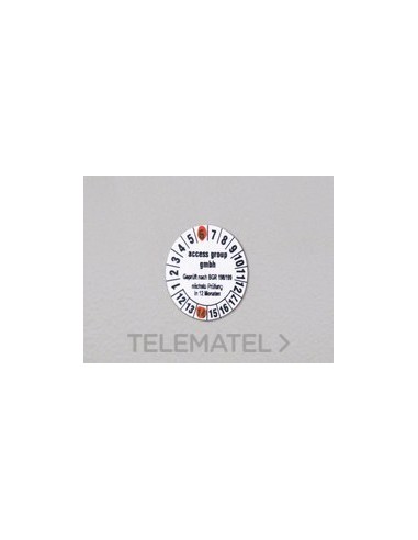 ETIQ.SEÑALIZ.MG-SIGNS-A 990858 CIRC.40mm