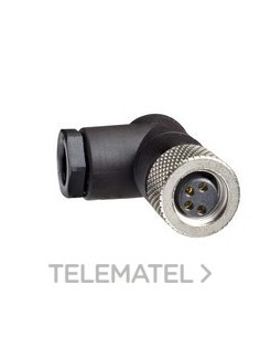 CONECTOR M8 HEMBRA 90U 4B