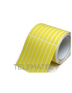 ETIQUETA VCT-ROLL 48044 9x20mm AMARILLO