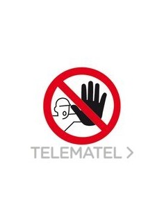 ETIQUETA PS-NP 210501 PROH.ACCESO 50mm