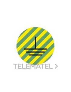 ETIQ.CS-EYG 700700 TIERRA 12,5mm MAQUINA