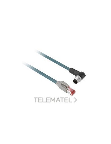 CABLE XG ETHERNET M12-RJ45 SHIELDED 3m