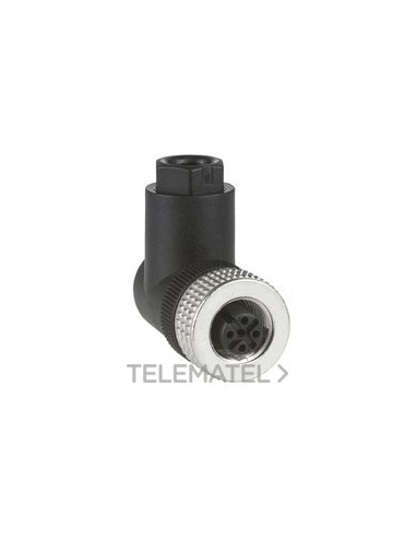 CONECTOR XZCC12FCM40B M12 ACODADO