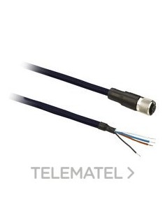 CONECTOR PRECBLD.PUR H RTO.CBAPNT.M12 2m