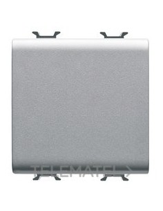 TAPA CIEGA CHORUS CON 2 MÓDULOS TITANIO