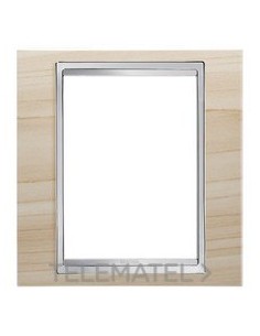 PLACA LUX 1 MÓDULO BRITISH MADERA ARCE