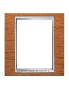 PLACA LUX 1 MÓDULO BRITISH MADERA CEREZO