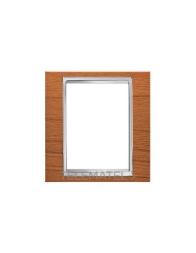 PLACA LUX 1 MÓDULO BRITISH MADERA CEREZO