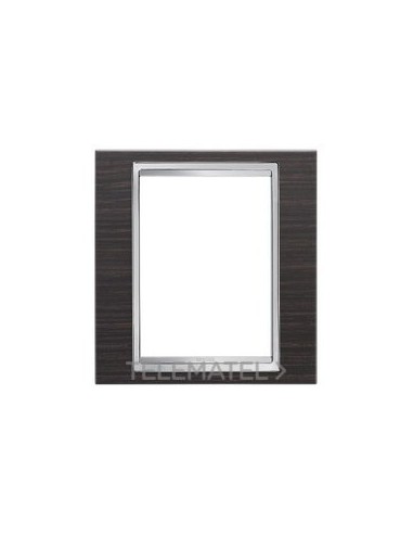 PLACA LUX 1 MÓDULO BRITISH MADERA WENGUE