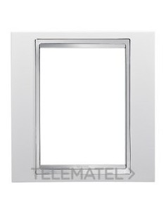 PLACA LUX 1 MÓDULO BRITISH BLANCO LECHE