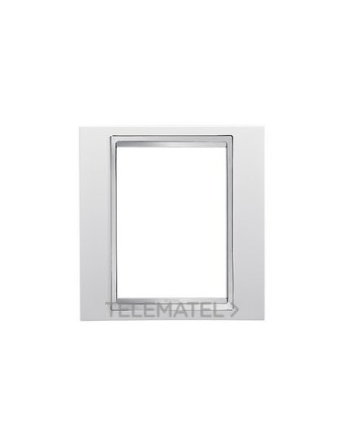 PLACA LUX 1 MÓDULO BRITISH BLANCO LECHE