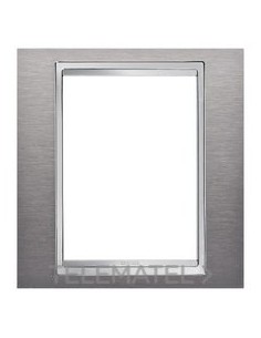 PLACA LUX 1 MOD.BRITISH INOX CEPDO.