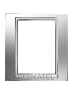 PLACA LUX 1 MÓDULO BRITISH ACABADO CROMO