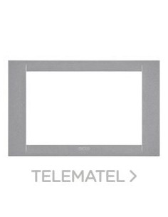 PLACA GEO 2 MÓDULOS BRITISH TITANIO