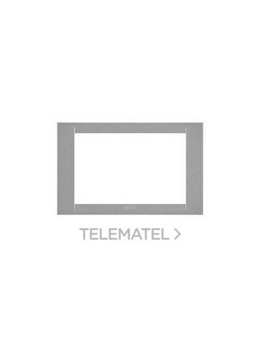 PLACA GEO 2 MÓDULOS BRITISH TITANIO