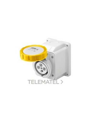 BA.FJA.PARED 10° IP67 3P+T 32A 100-130V