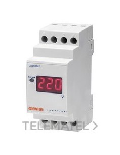 VOLTIMETRO DIGITAL 0-500V 2MOD.