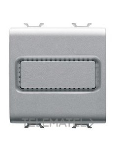 TIMBRE 3 ENTR.INDEP.12V CA/CC 2M TITANIO