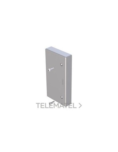 TAPA FINAL 50x100 U24X PVC ALUMINIO