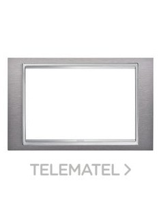 PLACA LUX 2M BRITISH INOX CEPILLADO