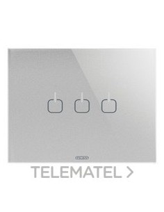 PLACA ICE TOUCH 3M 3 SIMBOLOS TITANIO