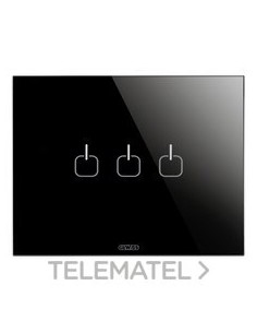 PLACA ICE TOUCH 3M 3 SIMBOLOS NEGRO