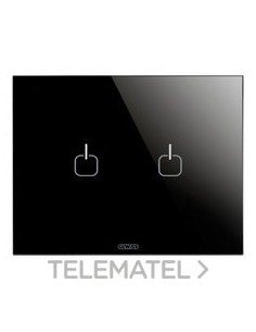 PLACA ICE TOUCH 3M 2 SIMBOLOS NEGRO
