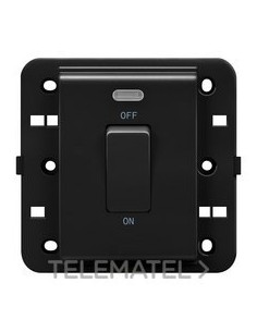 INTERRUPTOR LUM. BS 20A 2P NEGRO