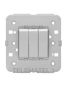 CONMUTADOR TRIPLE BS 10AX TITANIO