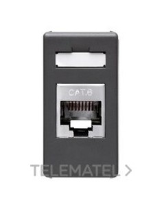 CONECT 1M RJ45 UTP CAT6 A SY/BK TOOLLESS