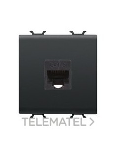 CONECTOR RJ45 2M CATEG. 6UTP NEGRO