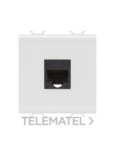 CONECTOR RJ45 2M CATEG. 6E UTP BLANCO