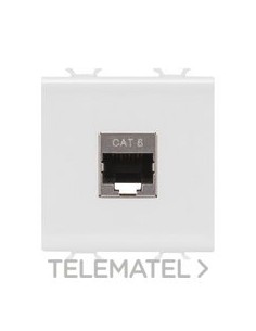 CONECTOR RJ45 2M CATEG. 6 FTP BLANCO