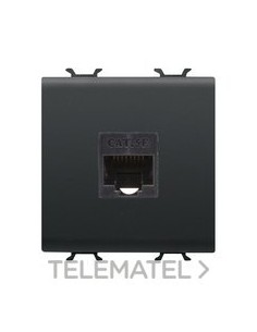 CONECTOR RJ45 2M CATEG. 5E UTP NEGRO