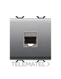 CONECTOR RJ45 2M CATEG. 5E FTP TITANIO