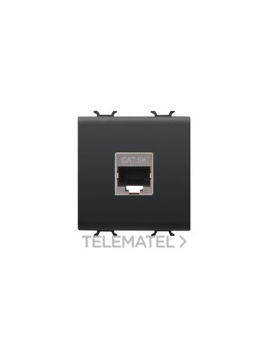 CONECTOR RJ45 2M CATEG. 5E FTP NEGRO