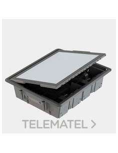 CAJA DE SUELO CON TAPA INOX 32M