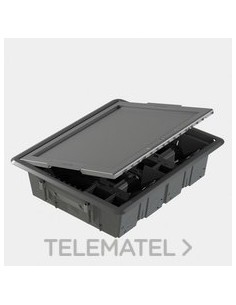 CAJA SUELO CON TAPA "ENMOQUETABLE" 32M