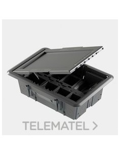 CAJA SUELO CON TAPA "ENMOQUETABLE" 16M