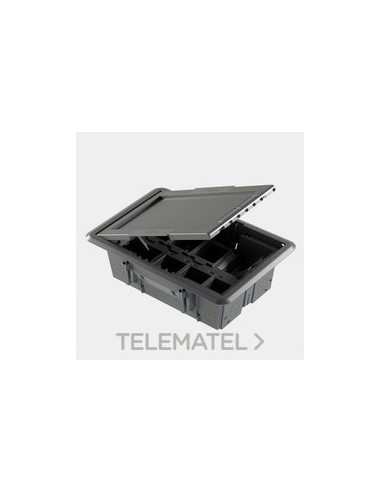 CAJA SUELO CON TAPA "ENMOQUETABLE" 16M